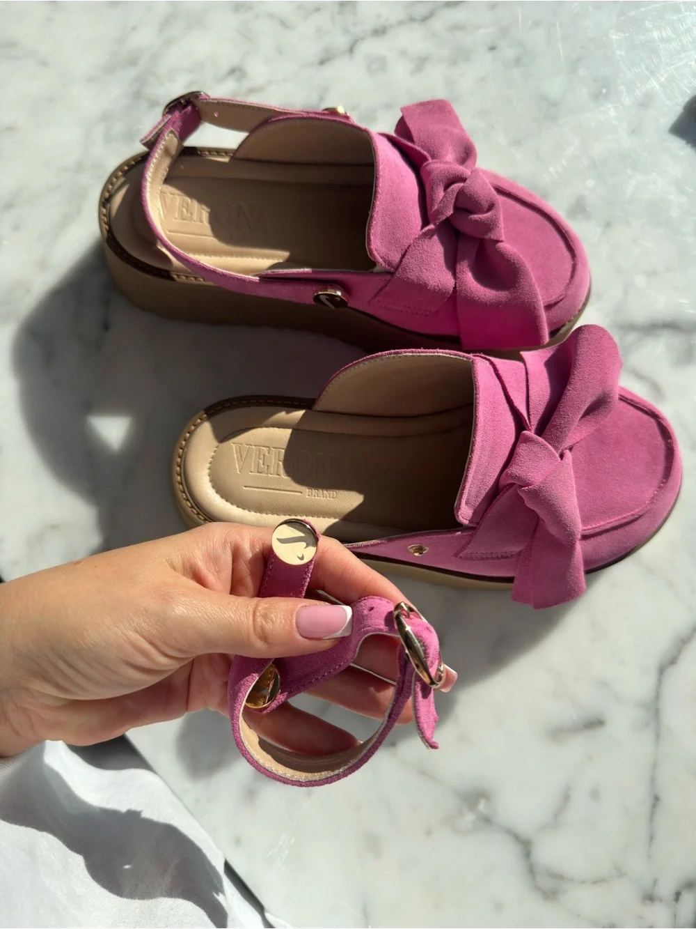 No Brand name natural suede